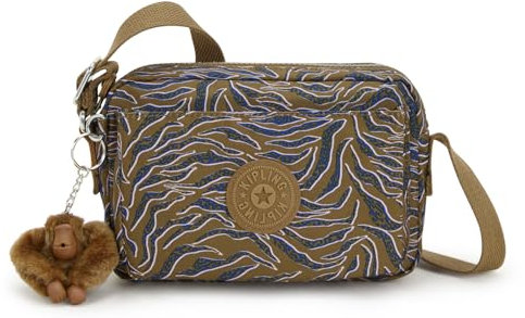 Kipling ABANU, Petit Sac à bandoulière, 7.5 x 80 x 38 cm, Undersea Leaves (Vert)