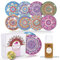 MJ Company® Diamond Painting Untersetzer 8Stk. mit Versiegler für mehr Schutz - Diamond Painting Mandala Bastelset mit Box - DIY Set für Erwachsene
