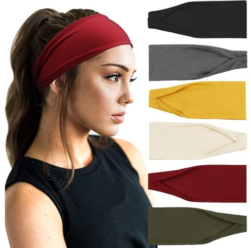 DRESHOW Headbands for Women Wide Elastic Hair Bands Head Wrap Hair Accessories