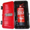 Ferretelix® Armario PVC para Extintor de 6 kg ABC | Uso Exterior | Alta Resistencia | Protección para Equipos contra Incendios