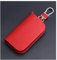 SHANGSHUAI Voiture Clé Étui pour Nissan Juke Qashqai 350Z 370Z Kicks, Portable Porte-clés Protection Pochette Cuir PU Clés Cache avec Fermeture Éclair Accessoire,No Window-E
