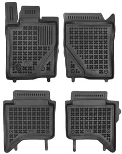 MTM Gummimatten für Volkswagen Amarok II Double Cab 2023- Passform, Fussmatten mit hohem Rand 5 cm, cod. 3D 11598