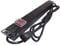 6 Way UK 13A PDU to IEC C14 PLUG 19 Inch Rack Mount 3m Lead 1U