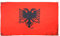 AZ FLAG Albanien-Flagge, 150 x 90 cm, mit 4 Ösen, Albanien-Pavillon für Balkon oder Wand