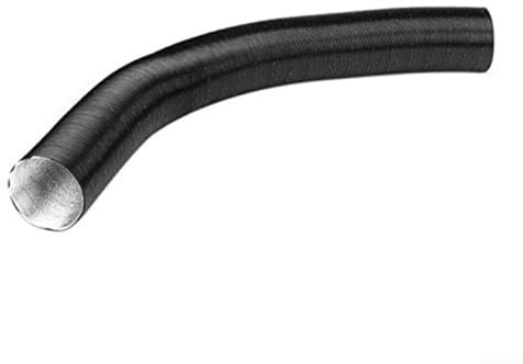50mm Aluminum Foil Air Intake Hose Heating Duct Flexible Exhaust Pipe Extension Ventilation System Accessories Compatible with Heater Black for Vehicle Air Transport(80cm)
