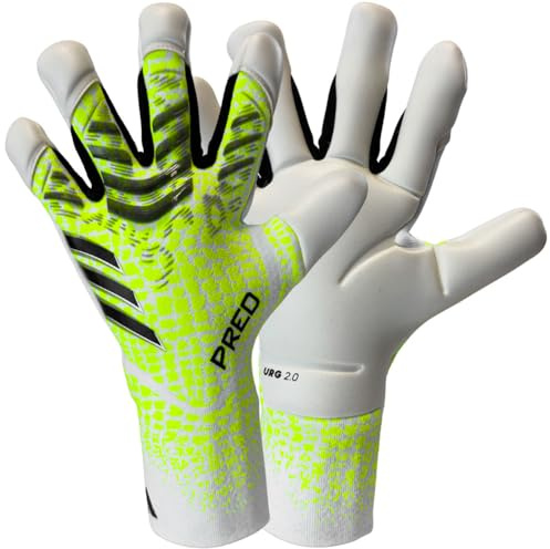 adidas Performance Predator Pro Hybrid Torwarthandschuhe Radiant Blaze gruenweiss, 8,5 Herren