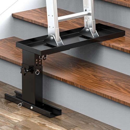 Schwarze Leiter-Nivellierer für Treppen