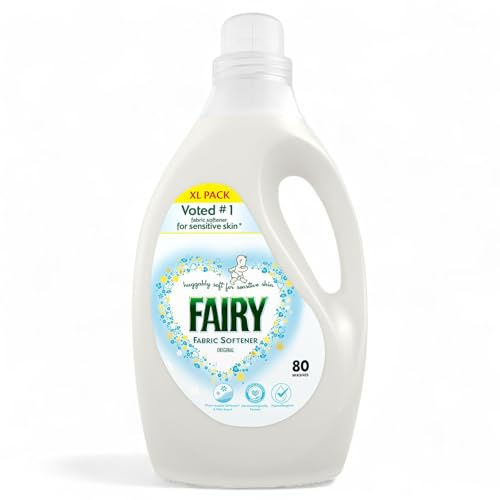 1 x Fairy Fabric Conditioner Original 80w, Gently Soft And Caring for Your Family’s Sensitive And Delicate Skin