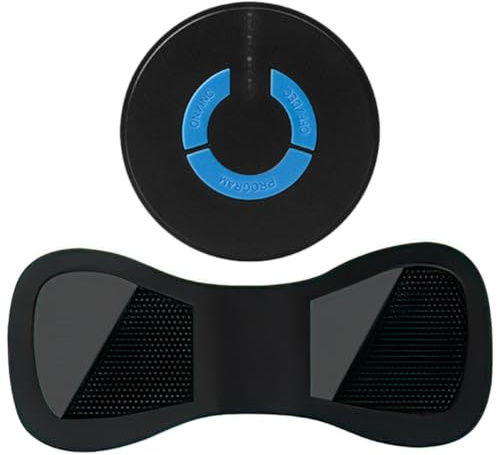 Intelligentes Nackenmassagegerät, Flexibles Selbstklebendes Massagepad | Leichtes Kunststoffdesign, Tragbares Format, für Nacken und Schulterbereich, Schwarze Ausführung, 1 Satz