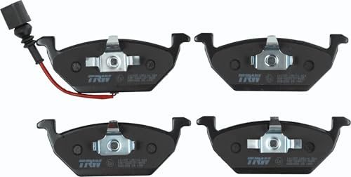 TRW GDB1658 Brake Pad Set of 4 Compatible for Volkswagen Golf VI (5K1) 2008-2014 Front Axle and Other Vehicles