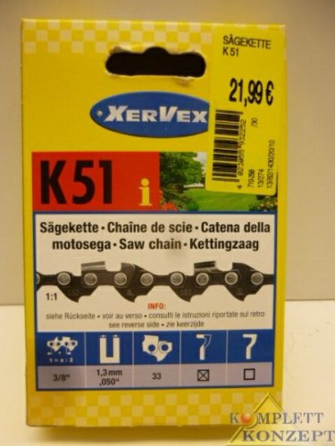 XerVex K51 Sägekette Grizzly EKS 601T Fleurelle FEAS 6020T