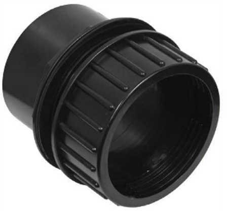 Xclear Folien-Flansch Ø 90mm mit Gewinde schwarz / Tankdurchführung