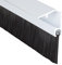 STORMGUARD Concealed Fixed Brush Bottom Door Seal - Draught Excluder Door Strip - White