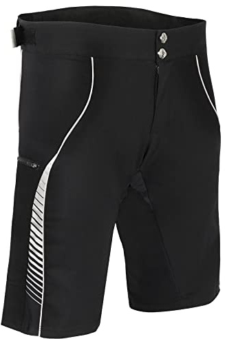BERKNER Olaf E-Bike-Shorts, Radshorts mit Gelpolster, Fahrradhose mit Silberionen