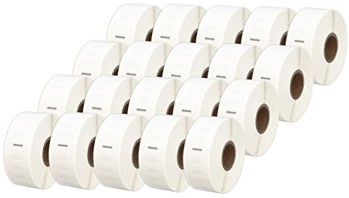 Printing Saver 20x 11352 25 x 54 mm Adressetiketten (500 Stück/Rolle) kompatibel für LabelWriter 310 320 330 4XL 400 450 Turbo/Twin Turbo/Duo & Seiko SLP Etikettendrucker