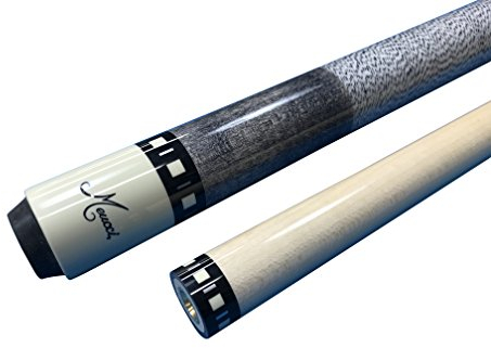 Meucci SB1-S Handgefertigter Billard-Queue-Stock – Rauchgrauer Fleck + Hartschalenkoffer