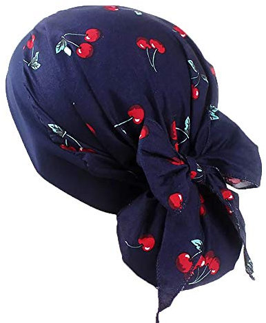 Pluto & Fox Kopftuch Damen Chemo Turban Elegant Bandana Kopfbedeckung für Krebs, Chemotherapie, Haarausfall, Schlaf, Make up (# 5)
