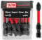 Saxton Juego de 10 brocas para destornillador Phillips PH2-50 mm, para caja Tic Tac Box Dewalt Milwaukee Bosch