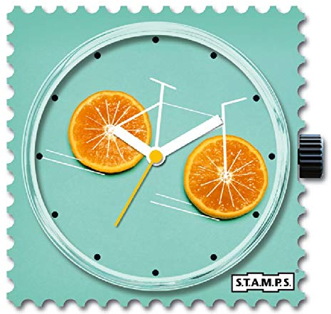 S.T.A.M.P.S. Uhr Zifferblatt Orange Bike 105916