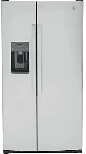 GE GSS25GYPFS 25.3 Cu. Ft. Side-By-Side Refrigerator - Stainless Steel
