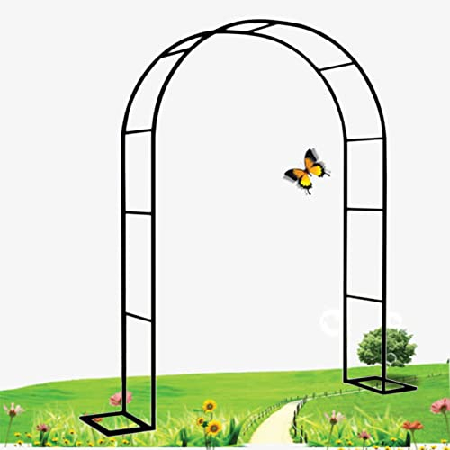 Torbogen Für Kletterpflanzen Metall Rosenbögen Wetterbeständigkeit Gartenbogen Rankhilfen Breite 80-350cm Für Innen/Außen/GartenRasen/Hochzeit(W80xH200cm/31x79inch)