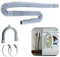 Parpyon® Lavatrice Tubo Scarico Lavatrice CM 80-300 Lavastoviglie Sifone scarico Lavasciuga doppio, Rubinetto Lavatrice Curvetta, Raccordo 2 Vie (Tubo Scarico 80-300CM)