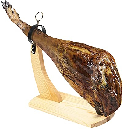 FIONEL Ham Holder Wood Ham Rack Chef Barbecue Ham Holder Metal Stand Restaurant Kitchen Accessories Tools Professional Ham Stand