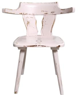 Shabby Stuhl Armlehnenstuhl Holzstuhl Country Chair rosé rosa 60er Jahre Landhaus Vintage Shabby Chic Möbel