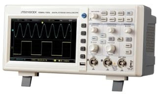KOZWAY Oscilloscope à Stockage numérique UTD2102CEX UTD2102CEX + 2 canaux 100 MHz Oscilloscope USB Portable taux d'échantillonnage 1GSa/S