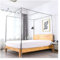 Edelstahl Himmelbettrahmen, Moskitonetz Mit Betthalterung Himmelbettrahmen Für Doppel/Komplett/Queensize/Kalifornien Kingsize Bett (Farbe : Upgrade 32mm, Größe : 200X220CM)