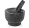 Salter BW11852EU7 Marble Pestle and Mortar – Hand Grind Herbs and Spices For Pesto, Garlic Masher, Marinades, Dressings, Spice Grinder Herb Crusher Kitchen Tool, Solid Heavy Weight, Black