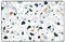 Flanell-Teppich, Terrazzo, Marmor, Pastellbild, 152,4 x 99,1 cm, rutschfest, langlebig, geeignet für Wohnzimmer und Büro, Schlafzimmer