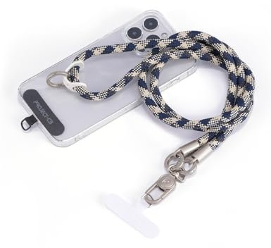 project-cb Phone Lanyard×1,Phone Tether Tab×2, Crossbody Cell Phone Lanyard,Rope Lanyard,Universal Adjustable Phone Strap(Titanblue-S)
