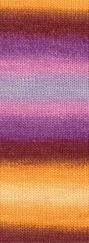 Lana Grossa Colorato Aktion 06 - Orange/Burgund/Violett/Rosa/Blaulila/Gelb