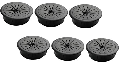 NULYLU 6stücke Kabeldurchführungen Für Schreibtisch Runde Kabelabdeckungen Aus Einfache Installation Für Büro Computer Und Zuhause Ordnung Für Kabel Und Drähte