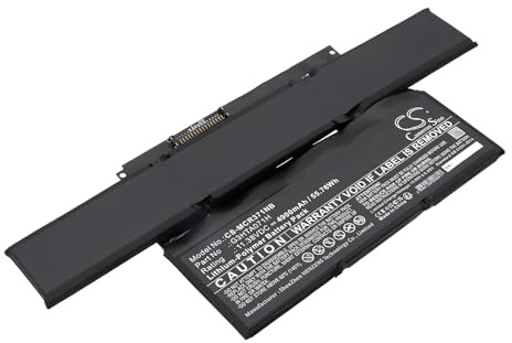 TCTK Laptop Akkus 4900mAh Kompatibel mit [Microsoft] Surface Laptop Studio 1964, Surface Studio 1964 14.4 Ersetzt G3HTA071H