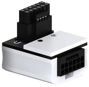 PAGJHRFJG ATX3.0 90 Degree Power Connector DIY 12VHRWR 12+4 Pin Computer Graphics Card GPU Adapter STD for 4090 4080 White