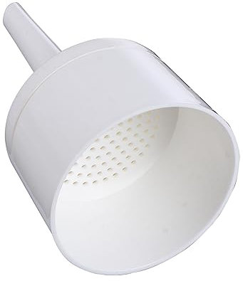 Homoyoyo Plastic Filtration Funnel 70mm White Simple and Generous Design Exquisitely Made Suction Filtration Funnel for Pharmaceutical and College Use