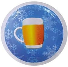 LP Divertissements Lot de 12 - Lot de 8 assiettes bleu motif 'bière' en carton 23cm