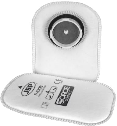 JSP Lot de 5 paires - Filtres P3 compact EN143 Pour Masque Force 8 - Protection EPI