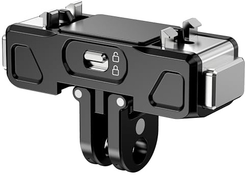 Quick Release Mount für Insta360 X5 X4 Air Ace/Ace Pro 2, Magnetkamera Quick Release Lock Stativ Mount Metall Anschlussplatte Adapter Zubehör Kits