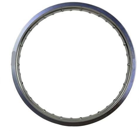 1.85x21 Motorrad Rim 36 Spoke Wheel Kompatibel mit Dirt Bikes Motocross und ähnliche Off-Road(Silver)