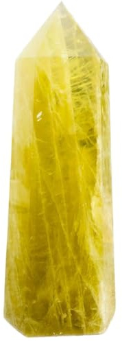 SHFTQXSLAT 1 Columna de Cristal obelisco Amarillo 700-750 g