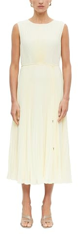 s.Oliver Black Label Damen 2180599 Plissiertes Midi-Kleid (1er Pack)