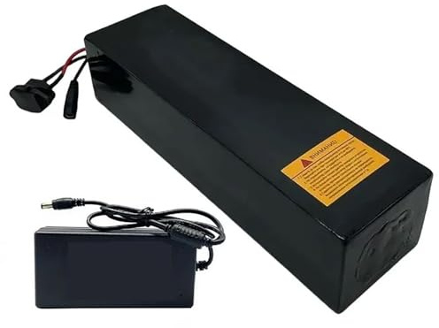 60V 60Ah E-Bike Akku Wasserdichter PVC-Akku Eingebauter BMS Mit Ladegerät | 60V 16S4P Elektrofahrrad Batterie Rechargeable Batterie