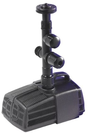 Hozelock Fontänen- & Wasserfallpumpen Cascade Fontäne und Wasserfall, Schwarz, 1500 Liter pro Stunde