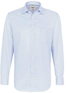 HAKRO Herren Hemd Business - langarm - bügelfrei - 108 - sky blue - Größe: S