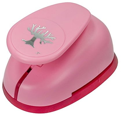 efco Stanzer 3XL, Baum Motivstanzer, Kern: Metall, pink, 15 x 10,5 x 9 cm