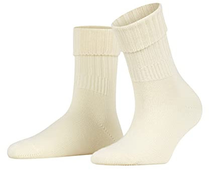 FALKE Damen Socken Striggings Rib W So Wolle einfarbig 1 Paar, Weiß Wool White 2069, 39-42
