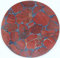 Rajasthan Gems handgefertigt Semi Precious rot Jasper Stein rund Couchtisch Top Home Dekorative